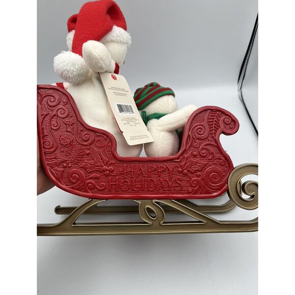 Hallmark Twinkling Sleigh Ride Jingle Pals Sound Lights & Motion 2016 Tags - Picture 7 of 8